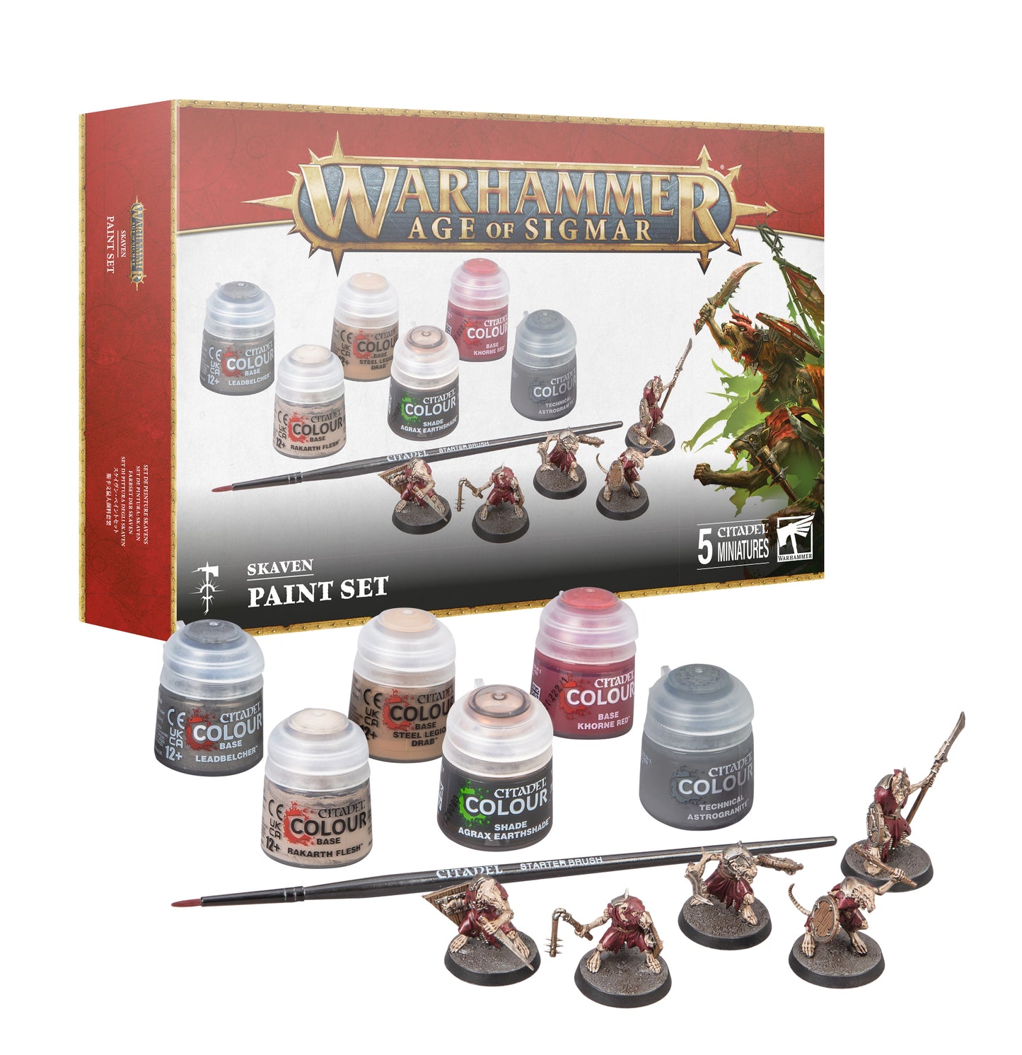 Warhammer Age of Sigmar - Skaven paint/Set de Peinture set