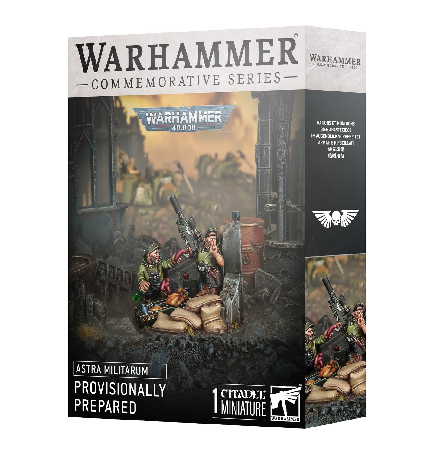 Warhammer 40k - Commemorative Series - Astra Militarum : Provisionally prepared / rations et munitions