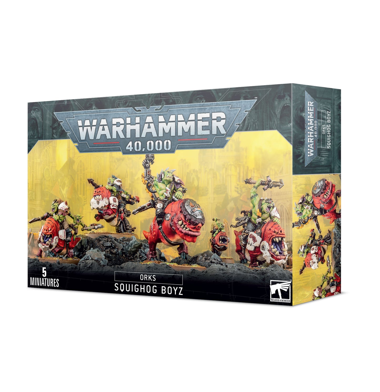 Warhammer 40k - ORKS: BOYZ SUR SQUIGLIERS