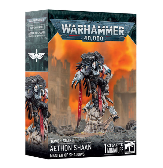 Warhammer 40k - AETHON SHAAN MASTER OF SHADOWS Raven Guard - Aethon Shaan, Maître des Ombres