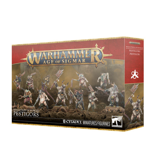 Warhammer Age of Sigmar - MAGGOTKIN OF NURGLE: Pestigors / Pestigor
