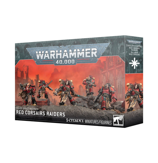 Warhammer 40k - Chaos Space Marines : Red Corsairs Raiders // Pillards Red Corsairs