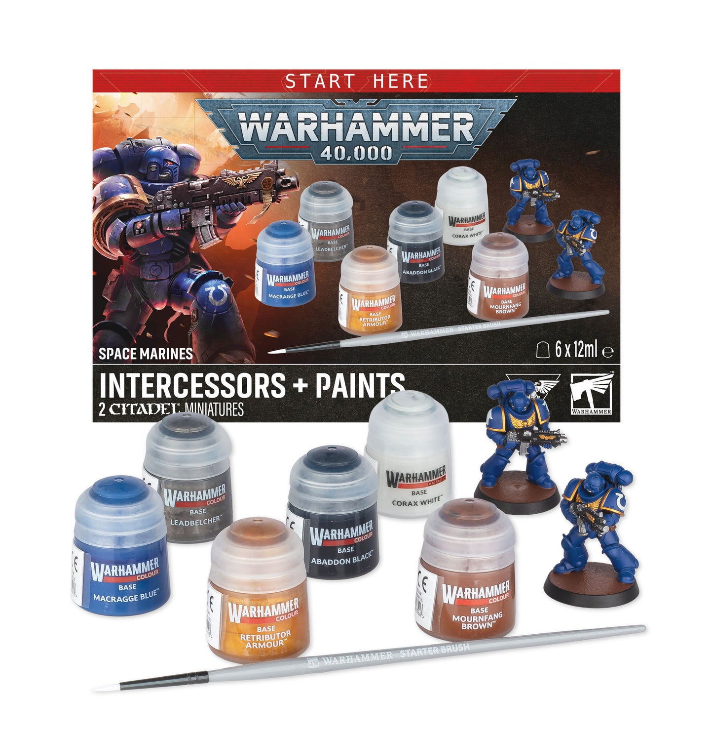 Warhammer 40k Intercessors + Paints
