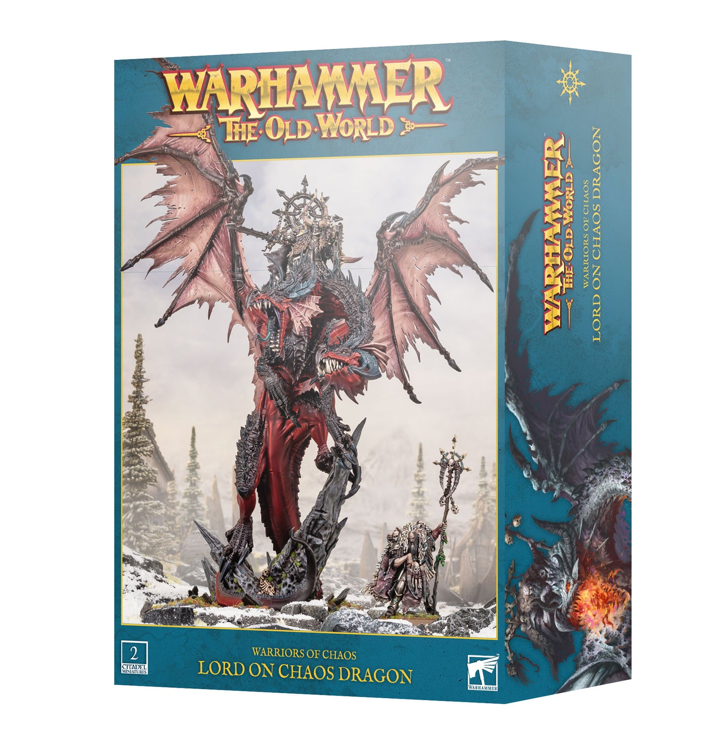 Warhammer The Old World -Warriors of chaos - Lord on chaos dragon