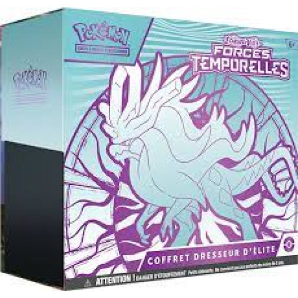 Pokémon - Ecarlate et Violet : Forces Temporelles EV 5 - Coffret dresseur d'élite ETB : Serpente-Eau (carte promo Flotte-Mèche) (français)