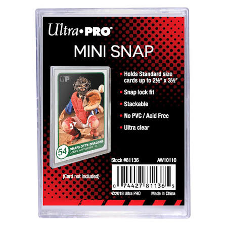 Ultra Pro UP - Mini Snap Card Holder