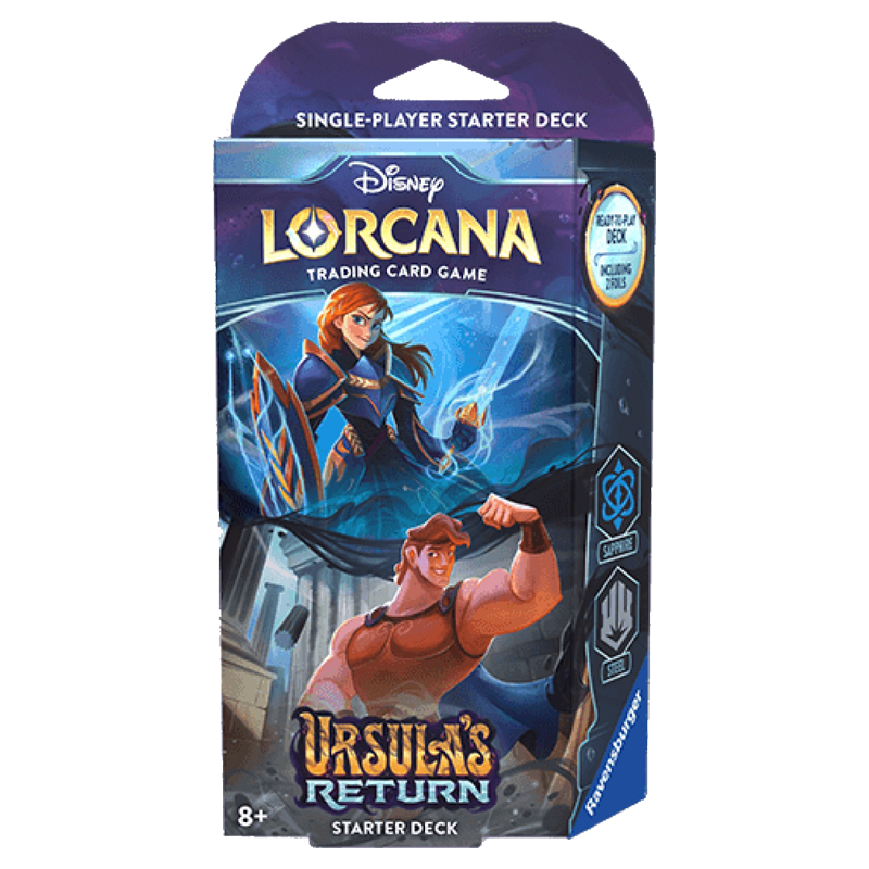 DISNEY - Lorcana - Chapter 4 : Starter deck Sapphire/Steel Anna/Hercules - English