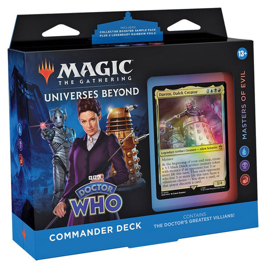 Magic the Gathering - Universes Beyond : Doctor Who - Commander Deck : Masters of evil (English)