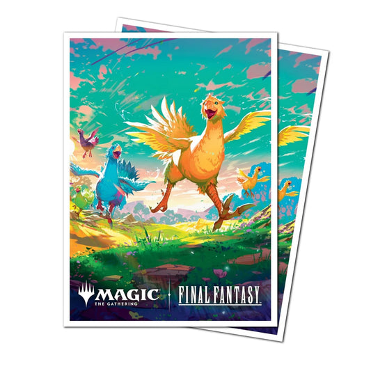 Ultra Pro - Final Fantasy 105ct Apex Deck Protector sleeves for Magic: The Gathering - Chocobo Parade