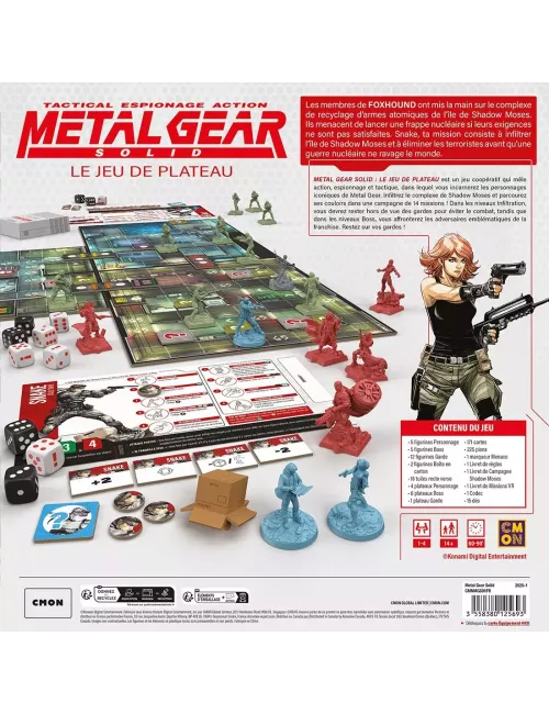 METAL GEAR SOLID : Le Jeu de Plateau - Tactical Espionage Action
