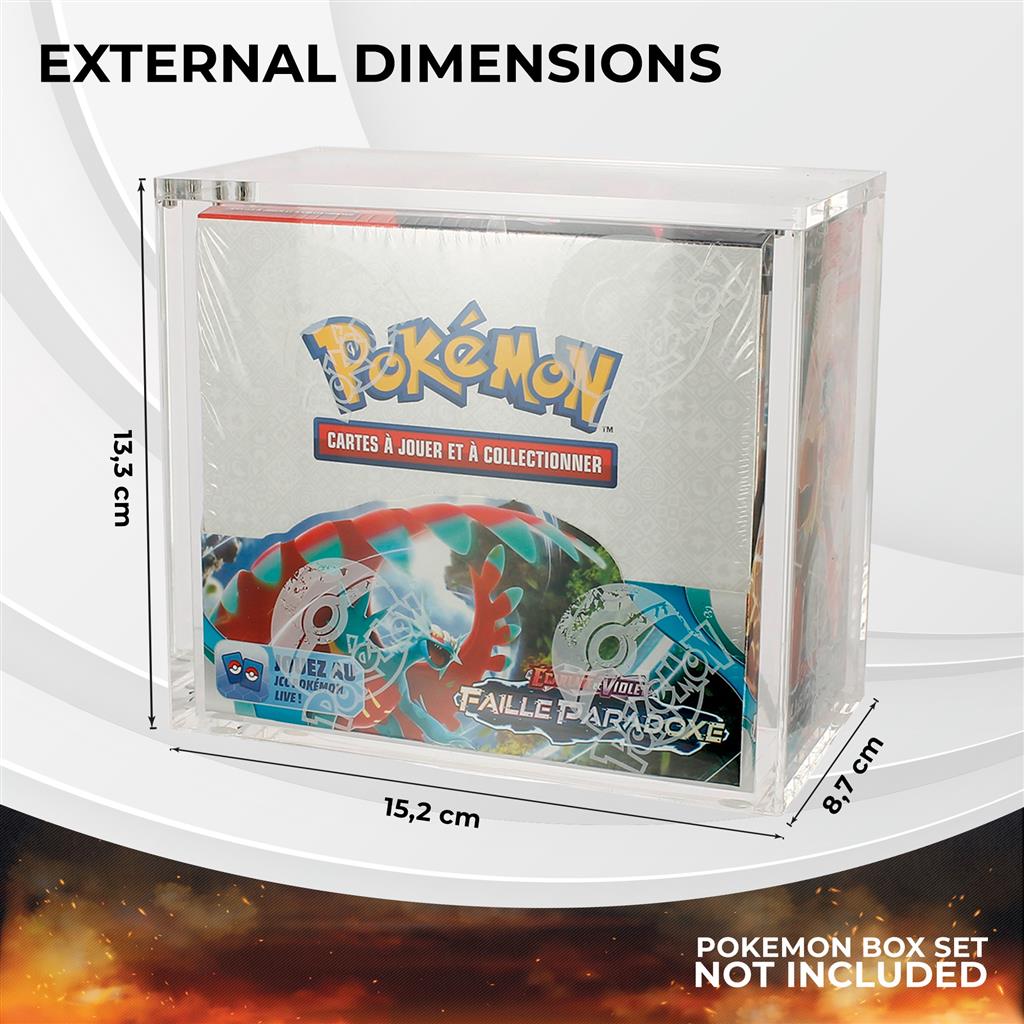 Phoenix Shield - Acrylic/acrylique Case Magnetic - Pokemon Booster Box/display