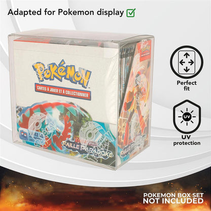 Phoenix Shield - Clear case sleeved - Pokemon Display boite booster box