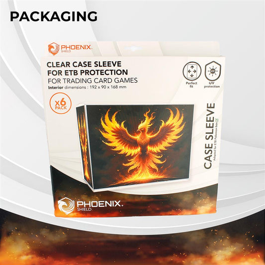 Phoenix Shield - Clear case sleeved - Pokemon Coffret Dresseur d'Elite/Elite trainer box (ETB)