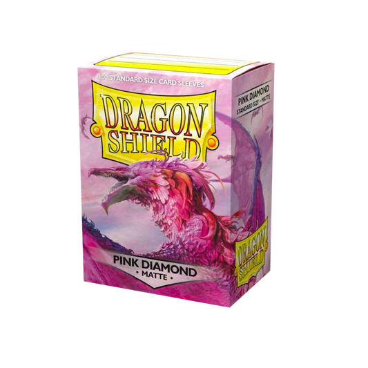 Dragon Shield - 100 Sleeves standard Matte - Pink diamond
