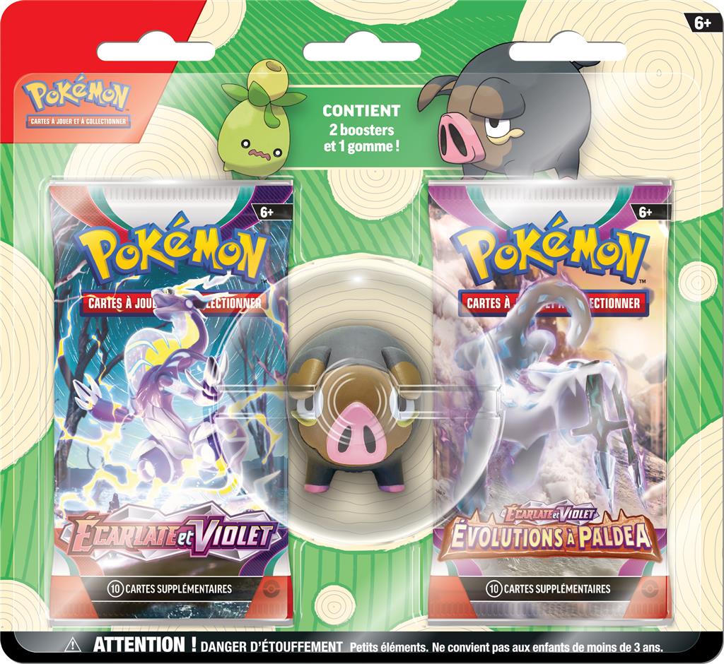 Pokémon - Rentrée des classes - Gommes Gourmelet + 2 boosters  (FR)