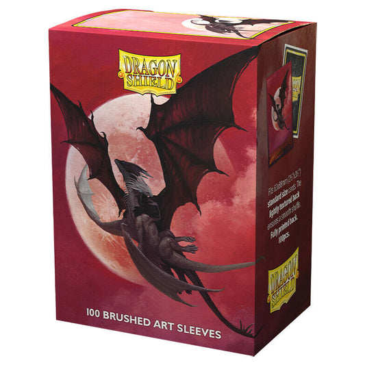 Dragon Shield - 100 Sleeves standard Brushed art - Valentine dragons 2024