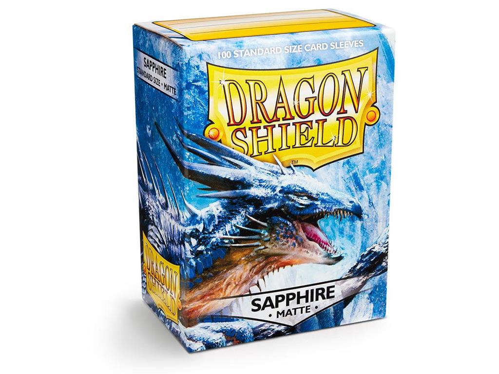 Dragon Shield - 100 Sleeves standard Matte - sapphire
