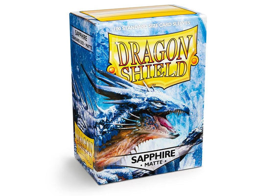 Dragon Shield - 100 Sleeves standard Matte - sapphire