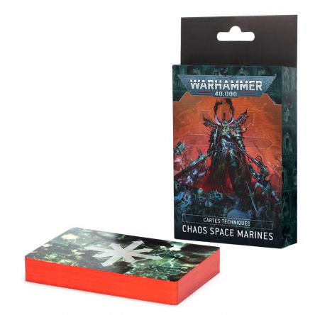 Warhammer 40k - Chaos Space Marines : Cartes techniques (français)