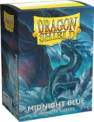 Dragon Shield - 100 Sleeves standard Matte - Midnight blue