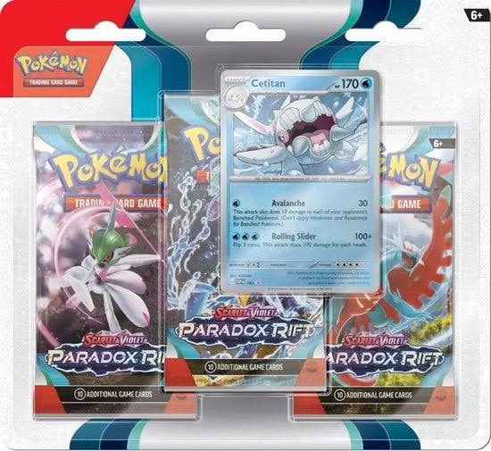 Pokémon - Ecarlate et Violet : Faille Paradoxe EV 4 - Pack 3 boosters/tripack (français)