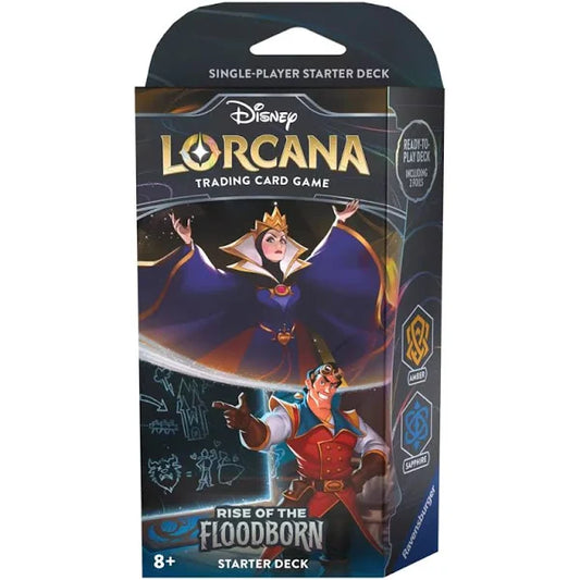 DISNEY - Lorcana - Chapter 2 : Starter deck Amber/Sapphire The Queen/Gaston - English