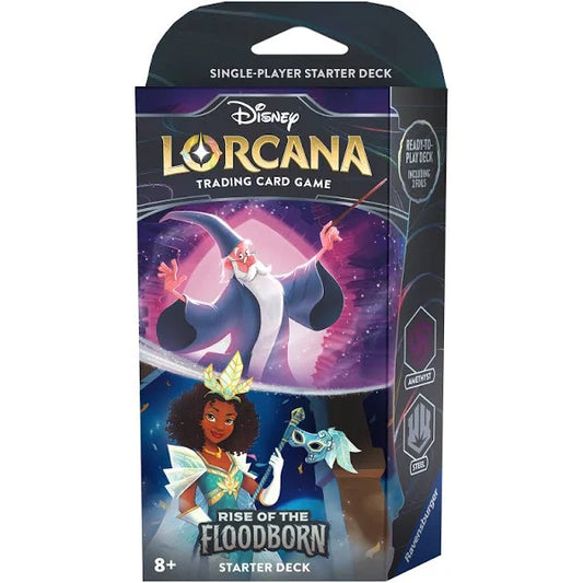 DISNEY - Lorcana - Chapter 2 : Starter deck Amethyst/Steel Merlin/Tiana - English