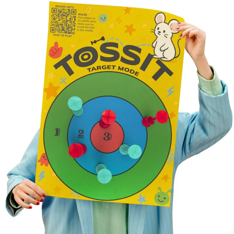 Tossit : the ultimate dart game - Poster Cible et Morpion