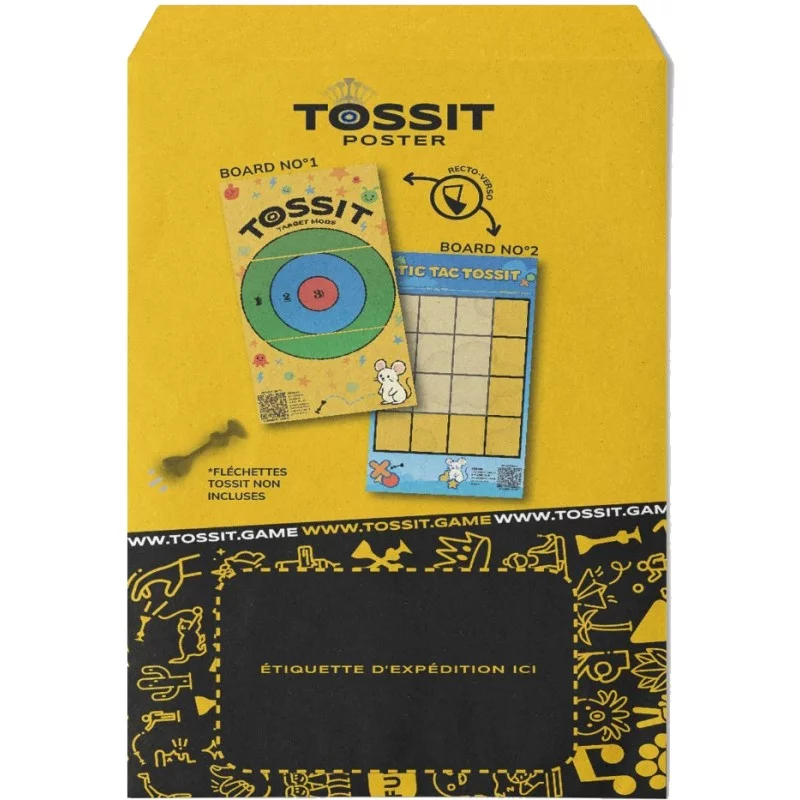 Tossit : the ultimate dart game - Poster Cible et Morpion
