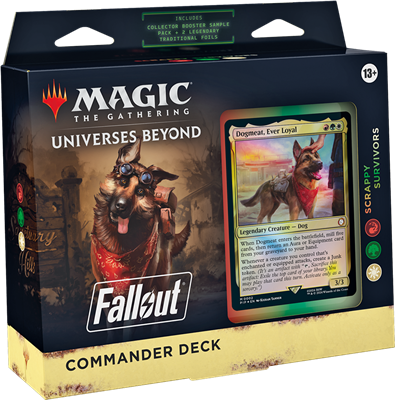 Magic the Gathering - Universes Beyond : Fallout - Commander deck Scrappy survivors (English)