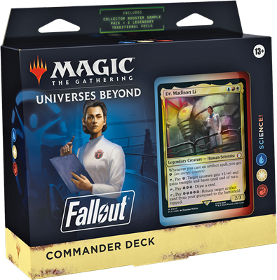 Magic the Gathering - Universes Beyond : Fallout - Commander deck Science! (English)