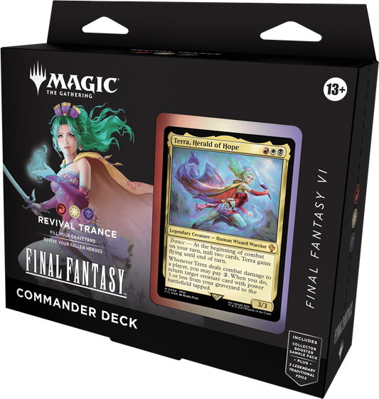 Magic the Gathering x Final Fantasy - Commander deck Revival Trance FF VI 6 (English)