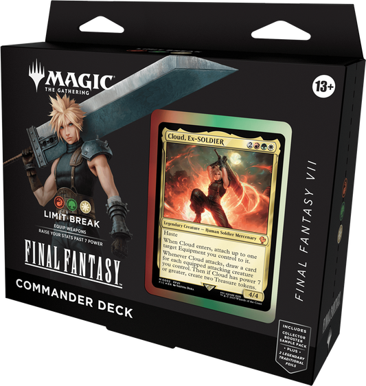 Magic the Gathering x Final Fantasy - Commander deck Limit Break FF VII 7 (English)