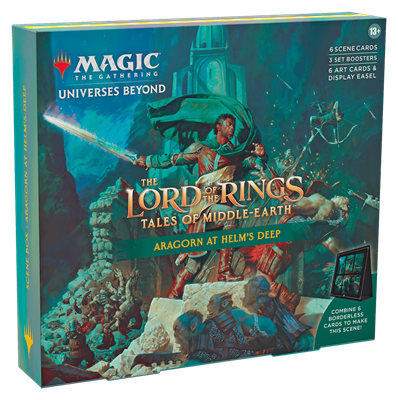 Magic the Gathering - Lord of the Rings - Scene box : Aragorn at Helm's deep (English)