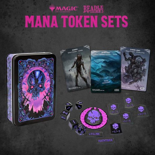 Magic the Gathering - Dice and Token Pack Black Mana