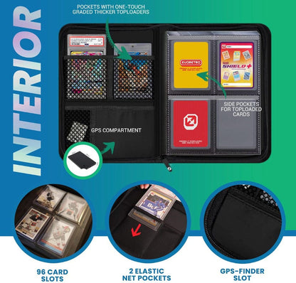 EVORETRO - Shield+ 96 Topload Cards Binder Black