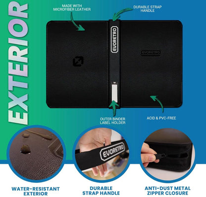 EVORETRO - Shield+ 96 Topload Cards Binder Black