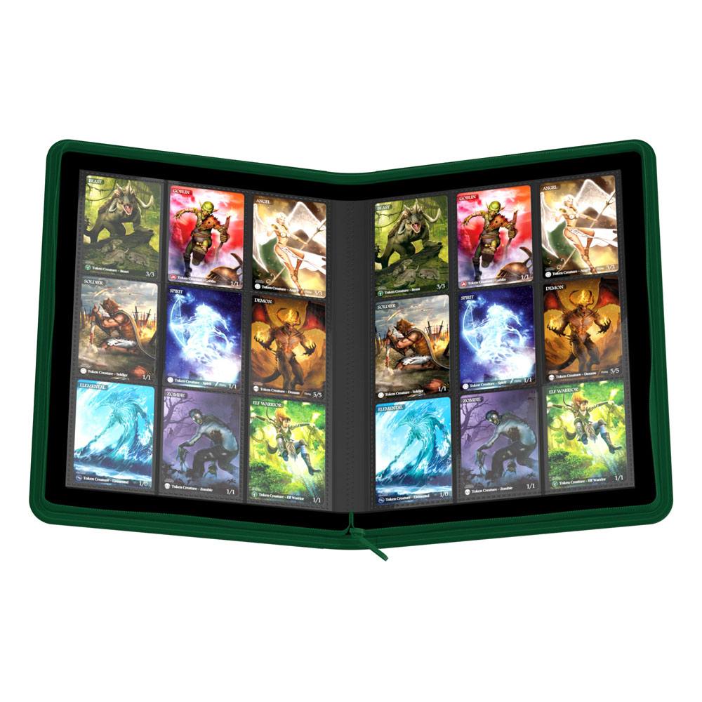 Ultimate Guard Zipfolio 360 - 18-Pocket XenoSkin Vert