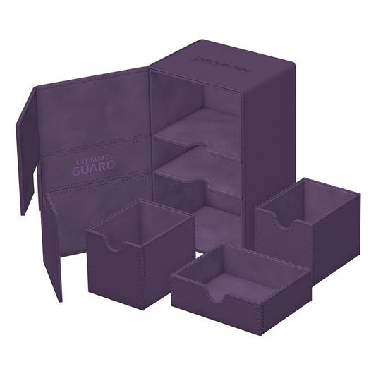Ultimate Guard Twin Flip`n`Tray 160+ XenoSkin Monocolor Violet