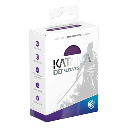 Ultimate Guard 100 pochettes Katana Sleeves taille standard Iris Bloom