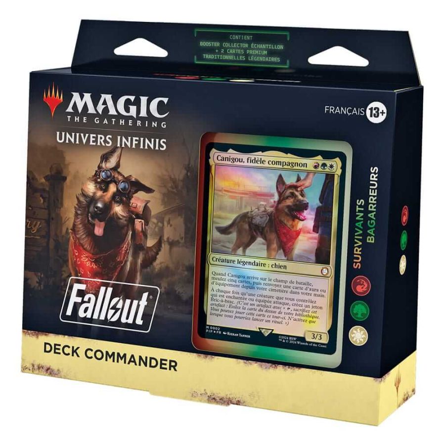 Magic the Gathering - Universes Beyond : Fallout - Deck commander Survivants bagarreurs (français)