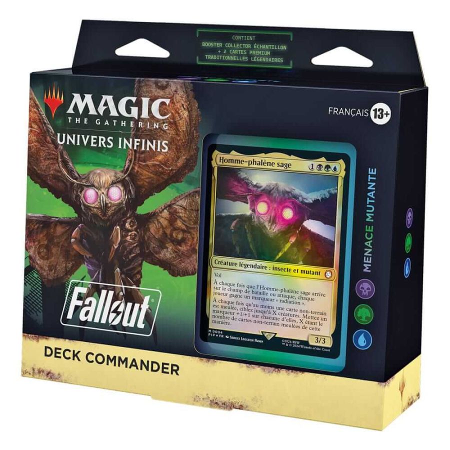 Magic the Gathering - Universes Beyond : Fallout - Deck commander Menace mutante (français)