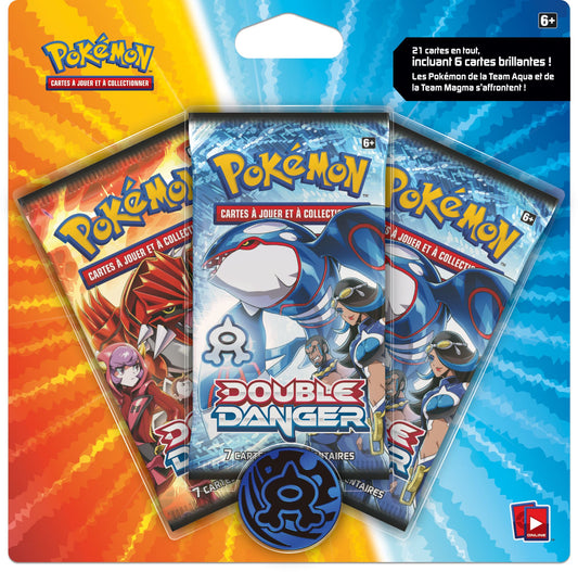 Pokémon - Double Danger - Tripack Kyogre team aqua (français)