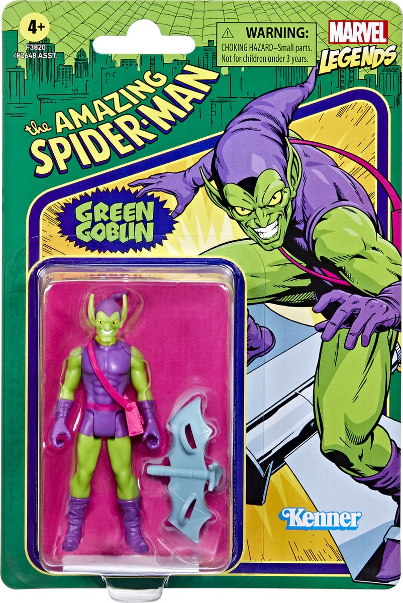 Marvel - The Amazing Spider-Man Marvel Legends Retro Collection figurine 2022 Green Goblin 10 cm