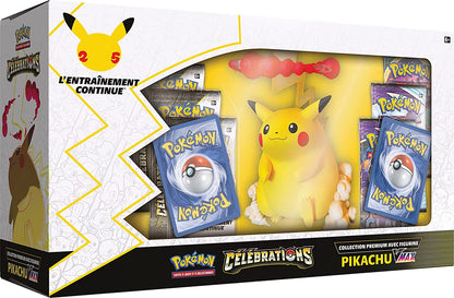 Pokémon - Célébrations : Collection Premium avec figurine - Coffret Pikachu VMAX (français)