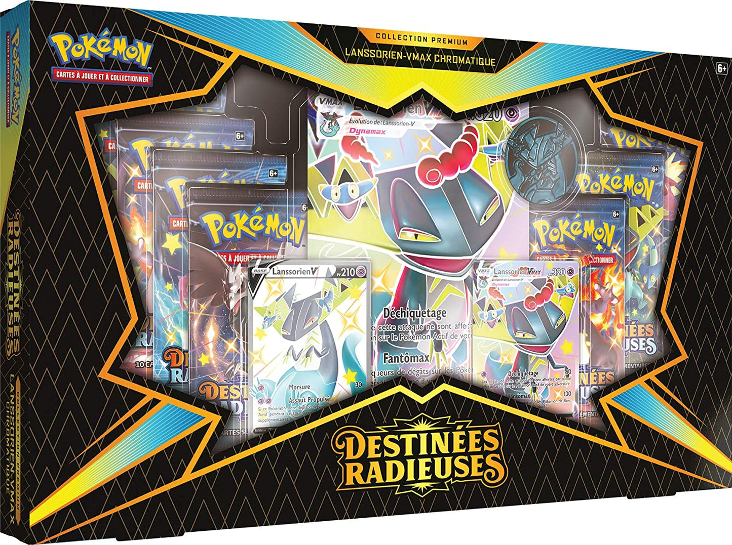 Pokémon - Destinées Radieuses : Collection Premium - Coffret Lanssorien-VMAX Chromatique (français)