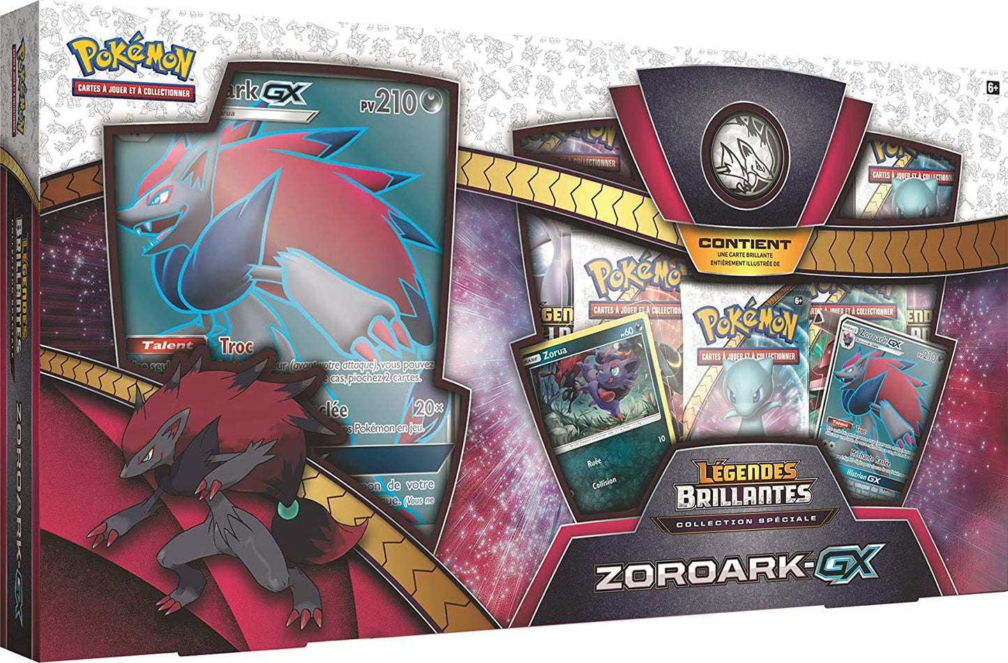 Pokémon - Légendes Brillantes : Collection spéciale - Coffret Zoroark-GX (boîte abimée) (français)