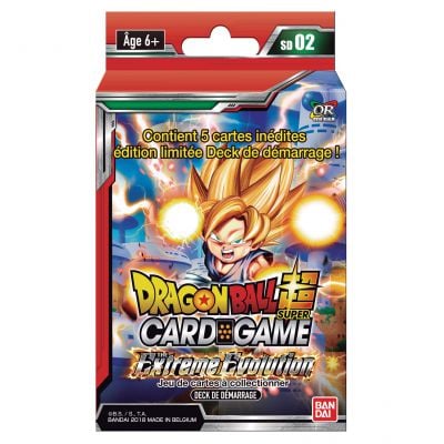 Dragon Ball Super Card Game - Starter deck Extrême Evolution SD02 (français)