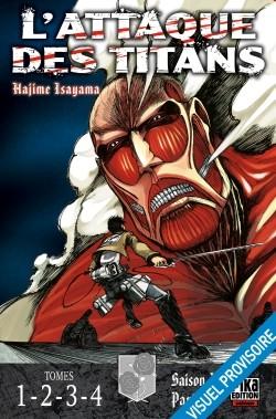 L'ATTAQUE DES TITANS - Coffret Tome 1 à 4