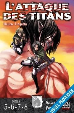 L'ATTAQUE DES TITANS - Coffret Tome 5 à 8